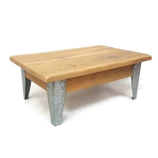 table top riser serving tray reclaimed handmade