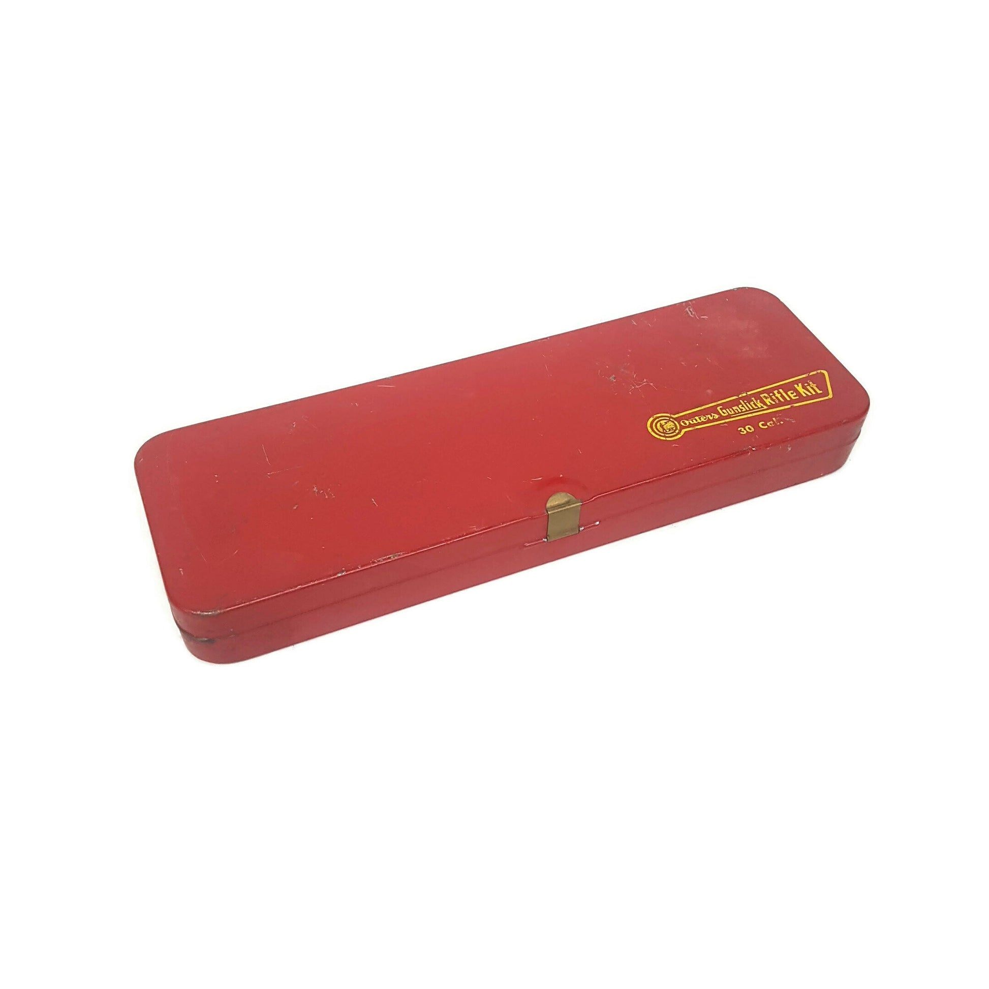 outers 477 hunters cleaning equipment tin advertising can