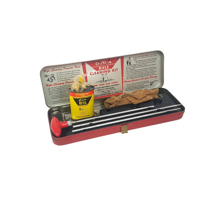 outers 477 hunters cleaning equipment tin advertising can