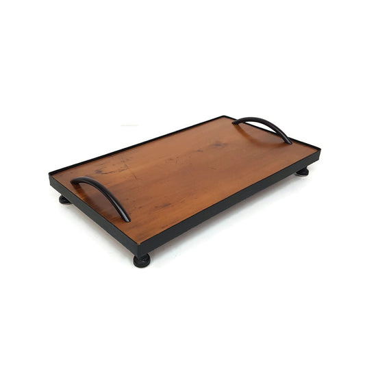 table top riser serving tray reclaimed handmade