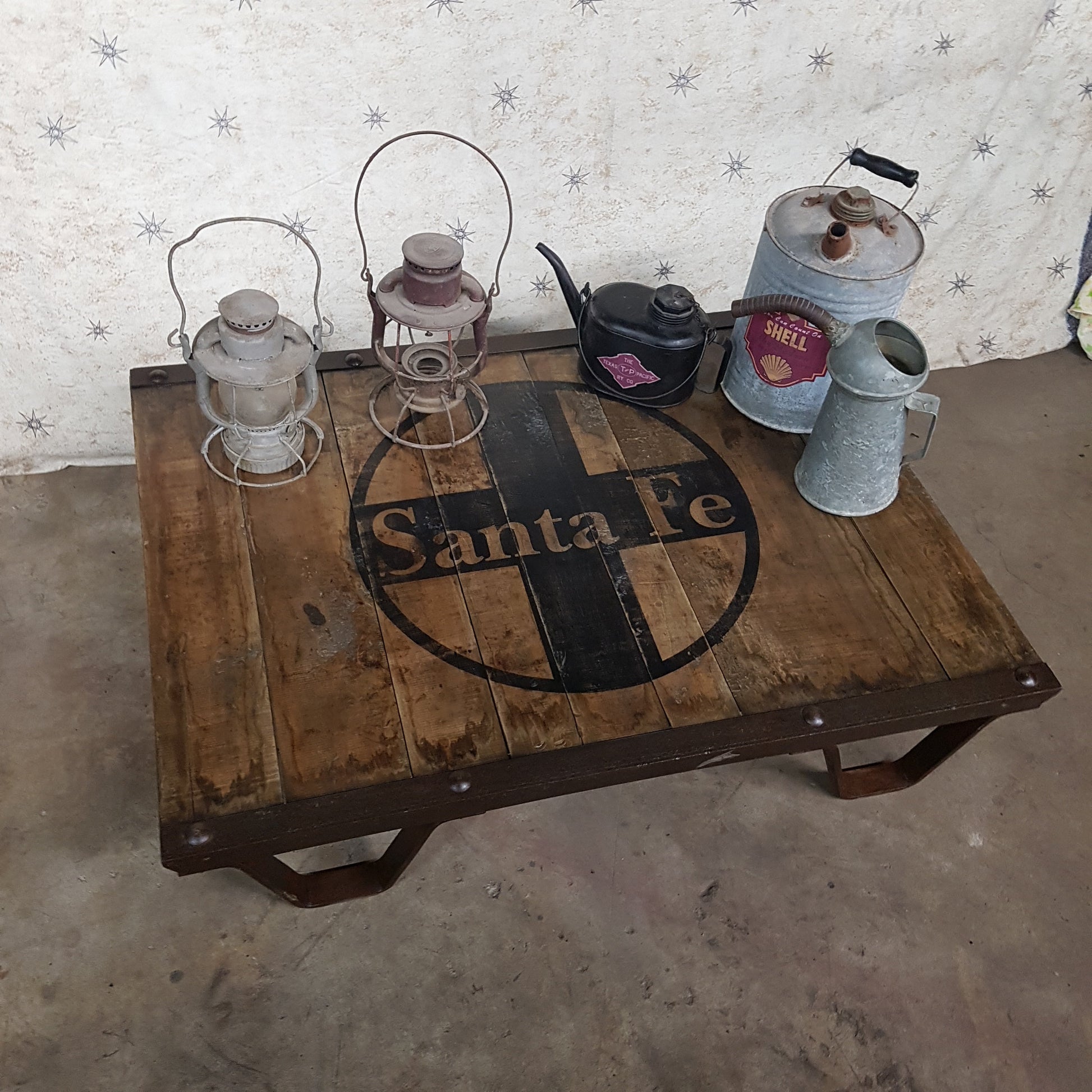 santa fe railway hardwood factory pallet