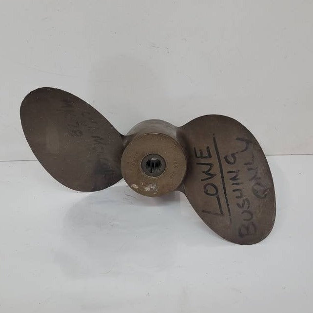 brass boat propeller double fin lowe bushing