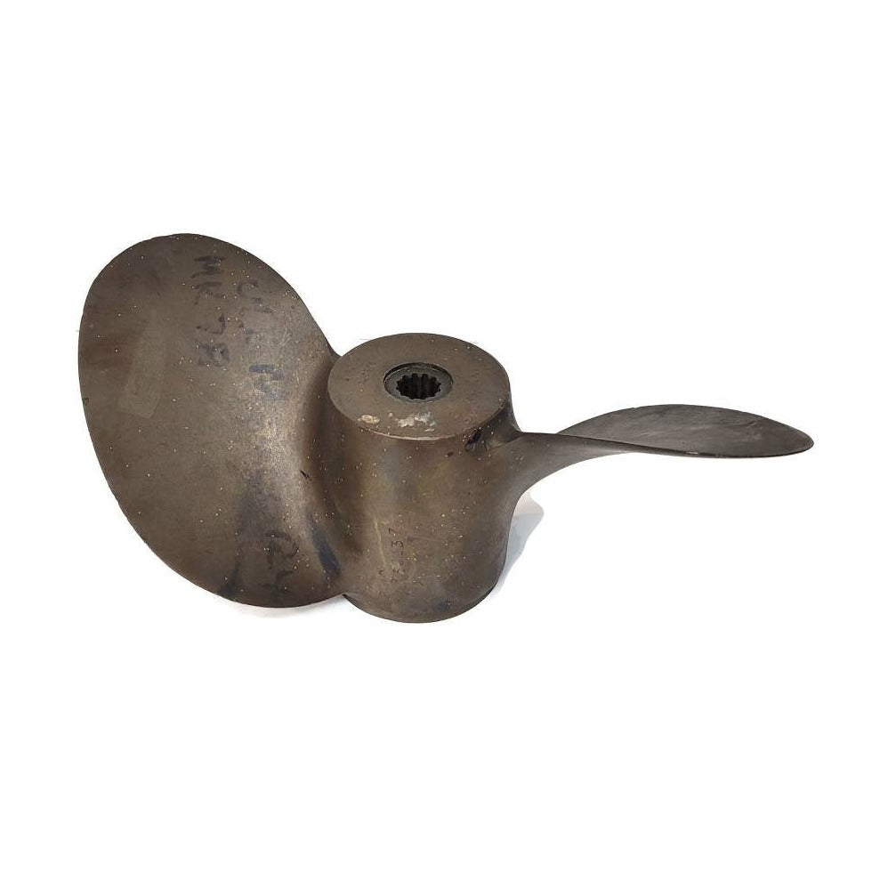 brass boat propeller double fin lowe bushing