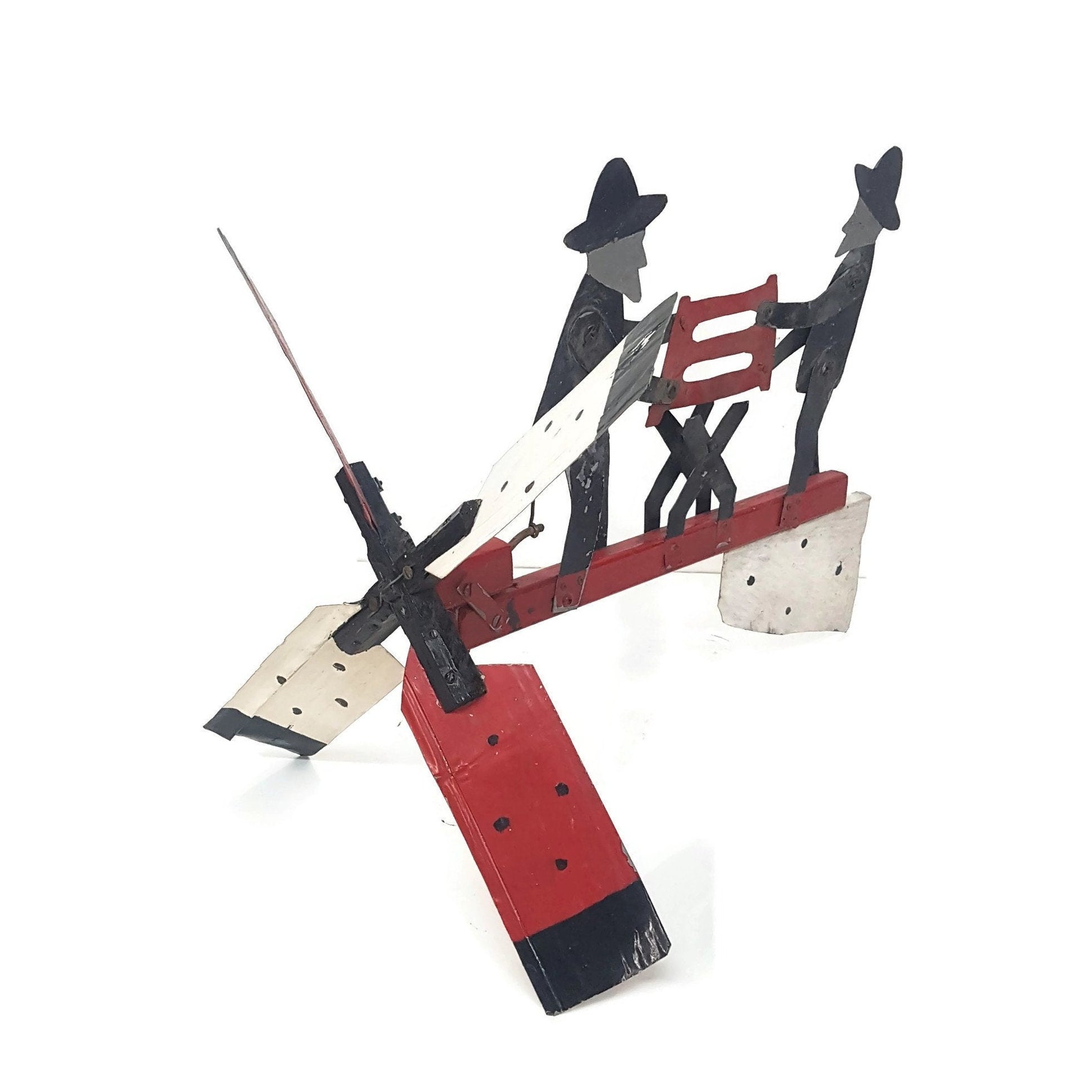 folk art whirligig wind jigger amish sawyers
