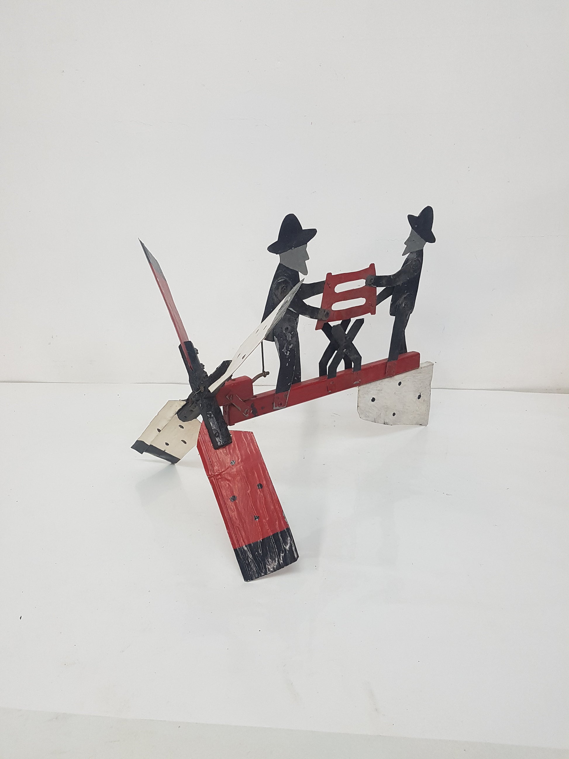 folk art whirligig wind jigger amish sawyers
