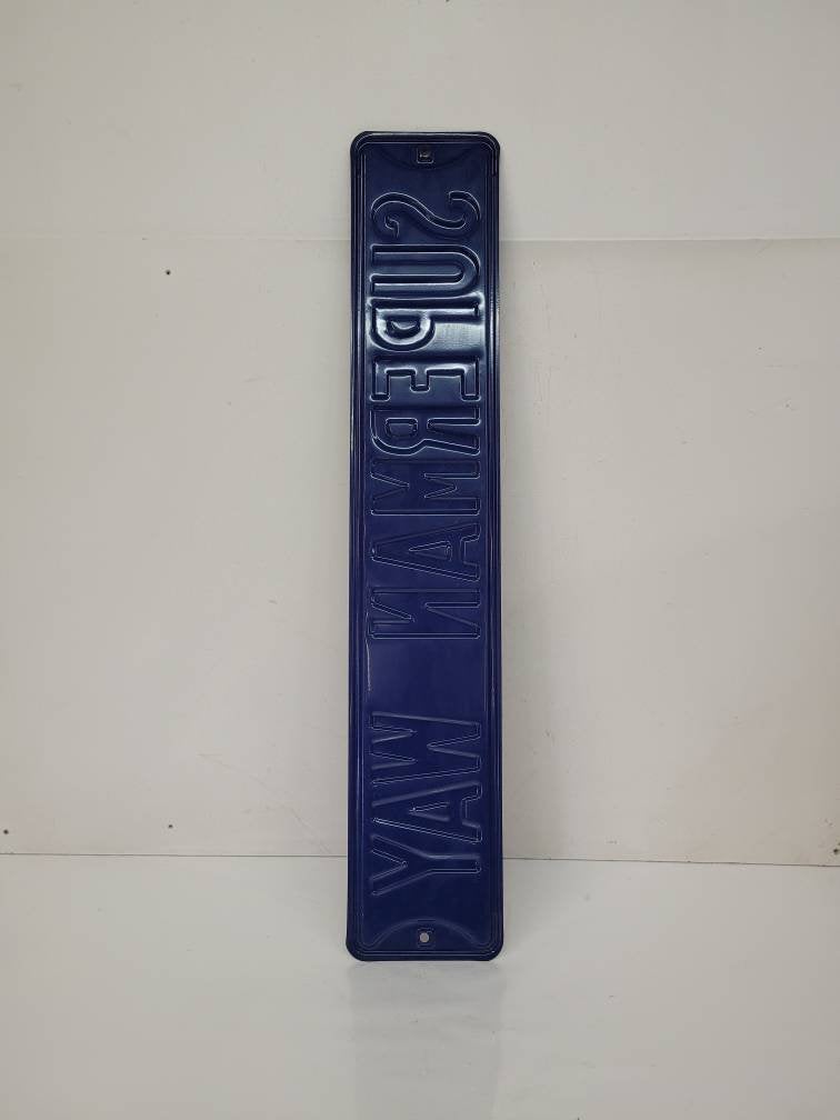 superman way - novelty street sign