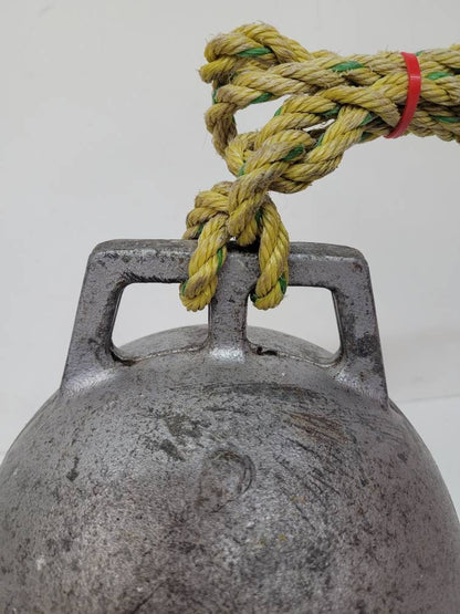 antique nautical fishing buoy / float newfoundland / maine lobster fishing