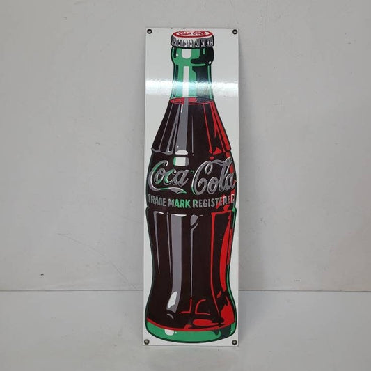 enameled coca-cola sign