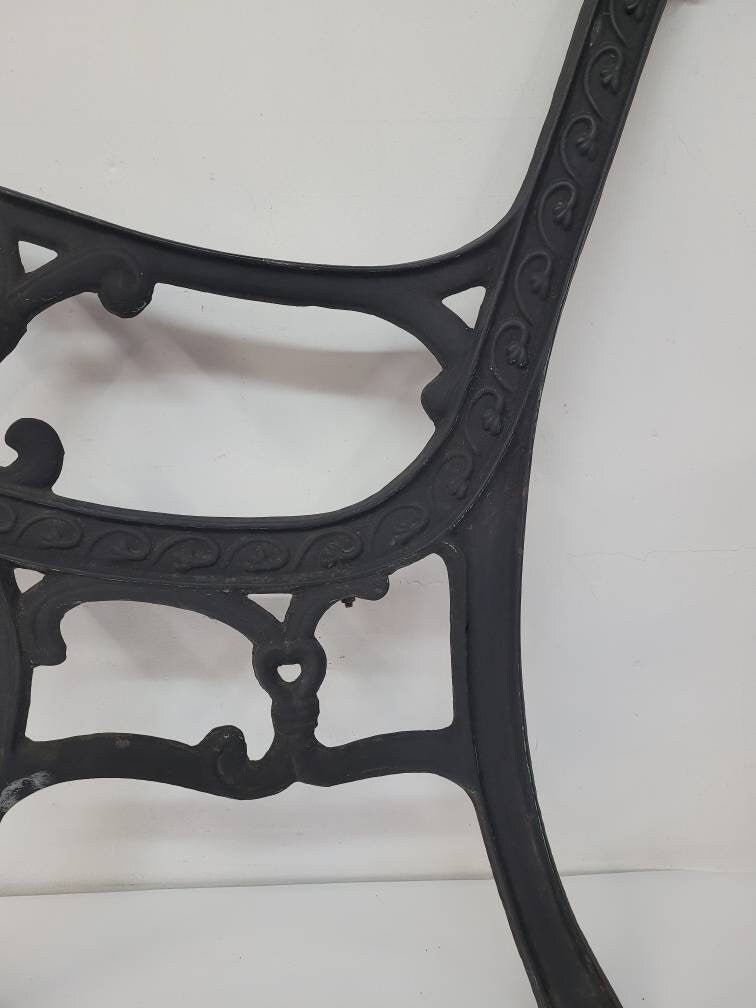 cast iron park bench legs set of two