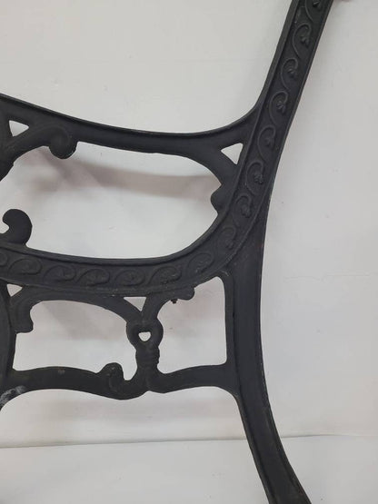 cast iron park bench legs set of two