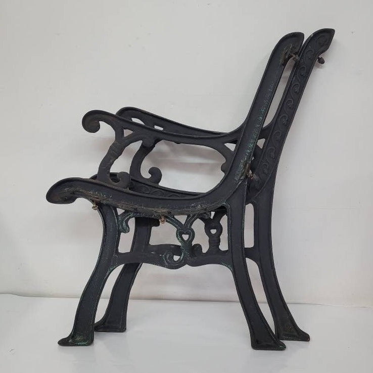 cast iron park bench legs set of two