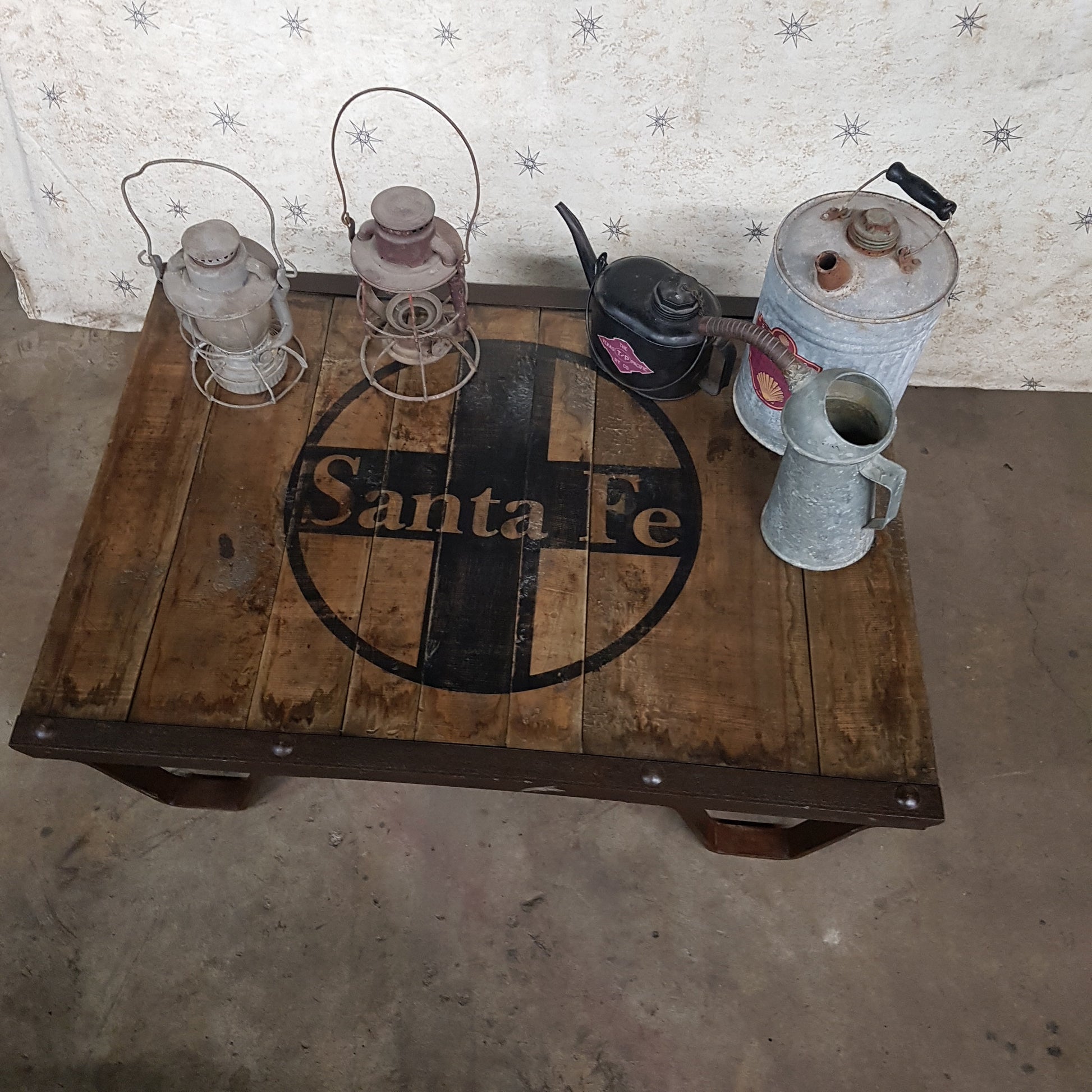santa fe railway hardwood factory pallet