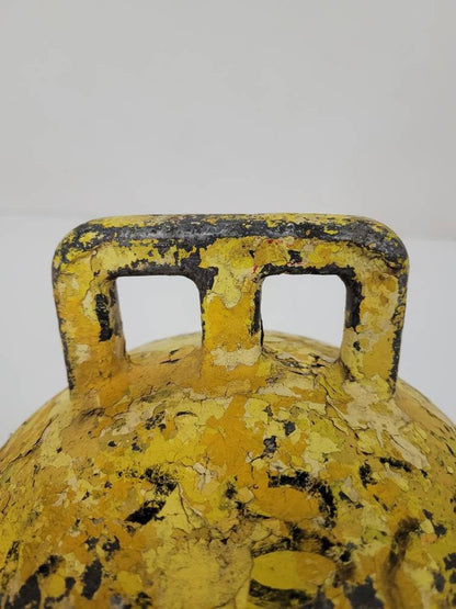antique nautical fishing buoy / float newfoundland / maine lobster fishing