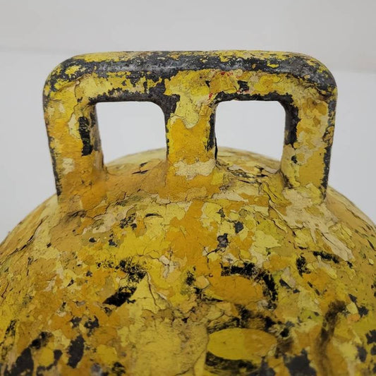 antique nautical fishing buoy / float newfoundland / maine lobster fishing