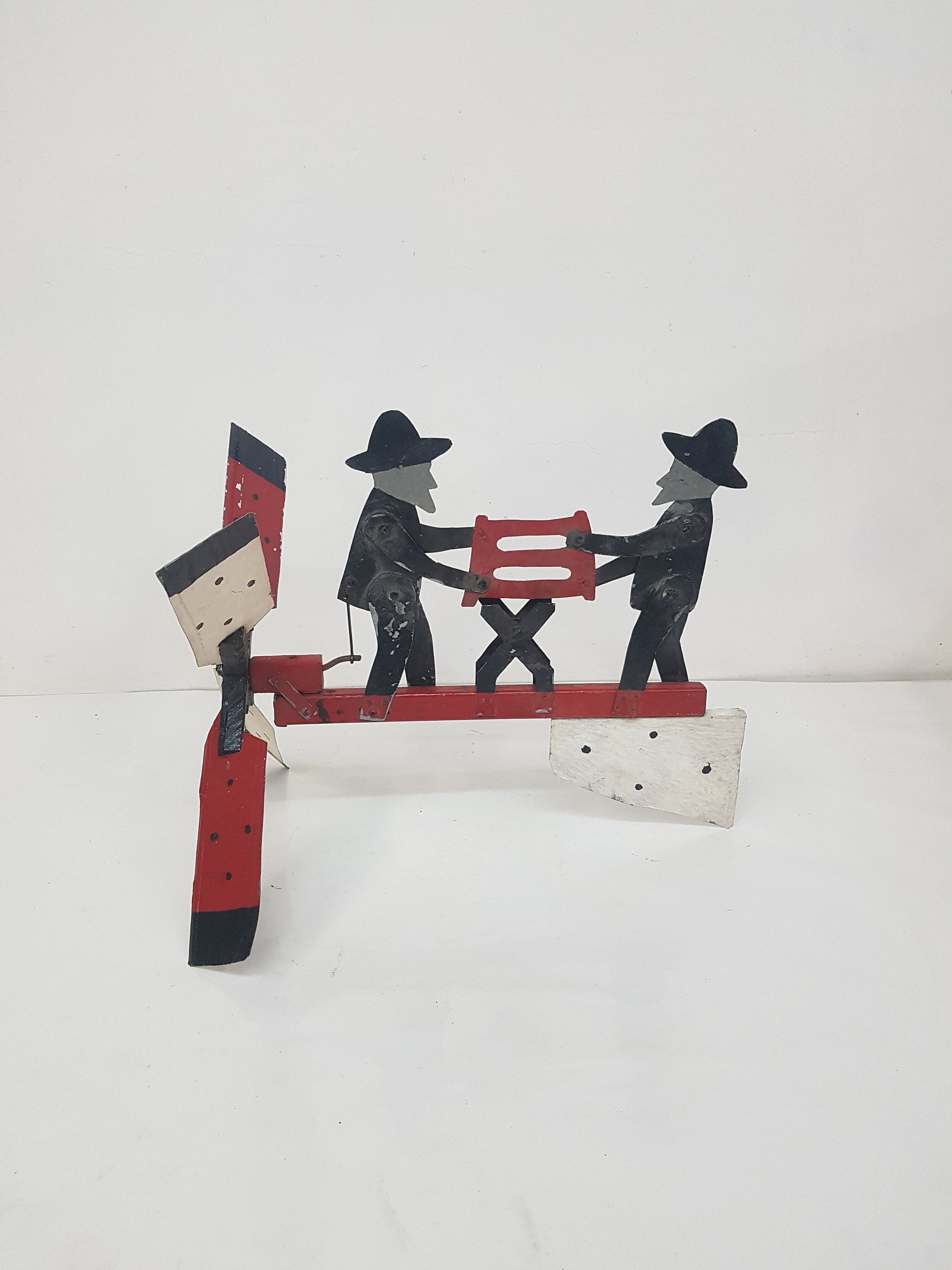 folk art whirligig wind jigger amish sawyers