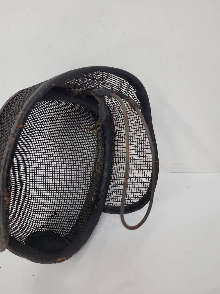 fencing face mask antique protective equipment for swordplay