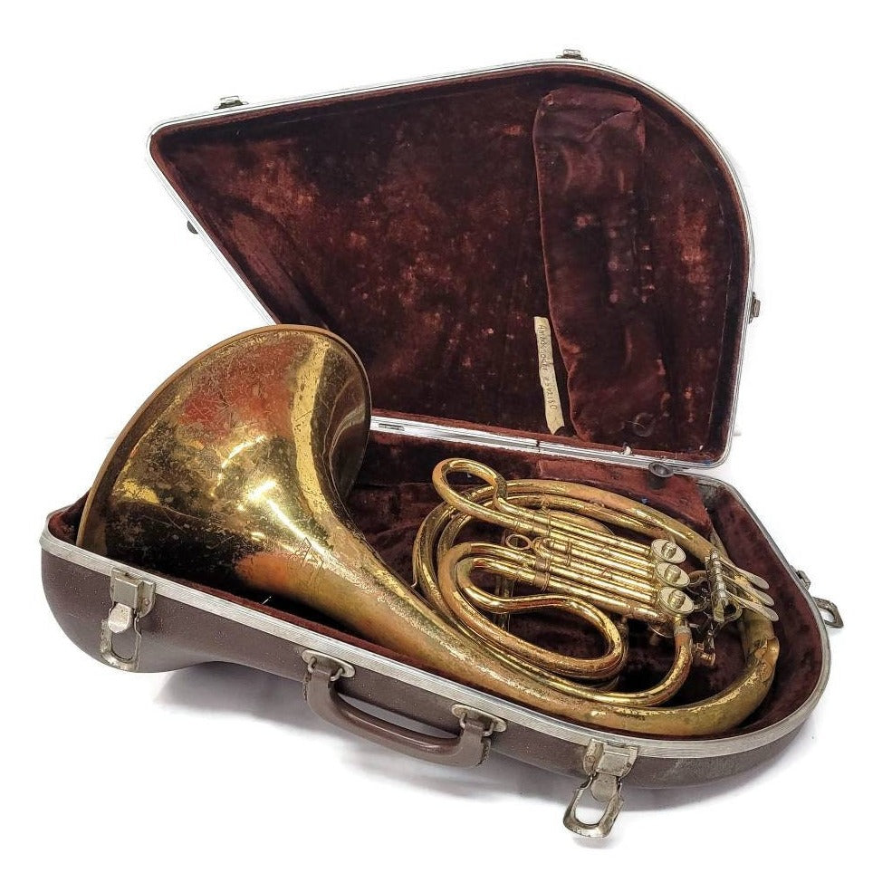 academy french horn in case student instrument