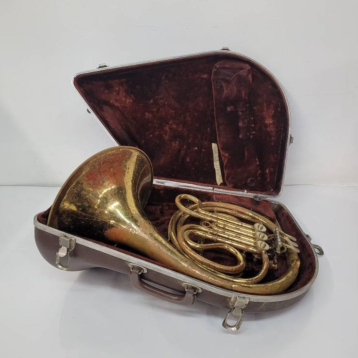 academy french horn in case student instrument