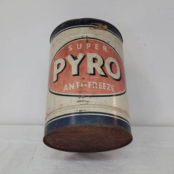 super pyro antifreeze antique can