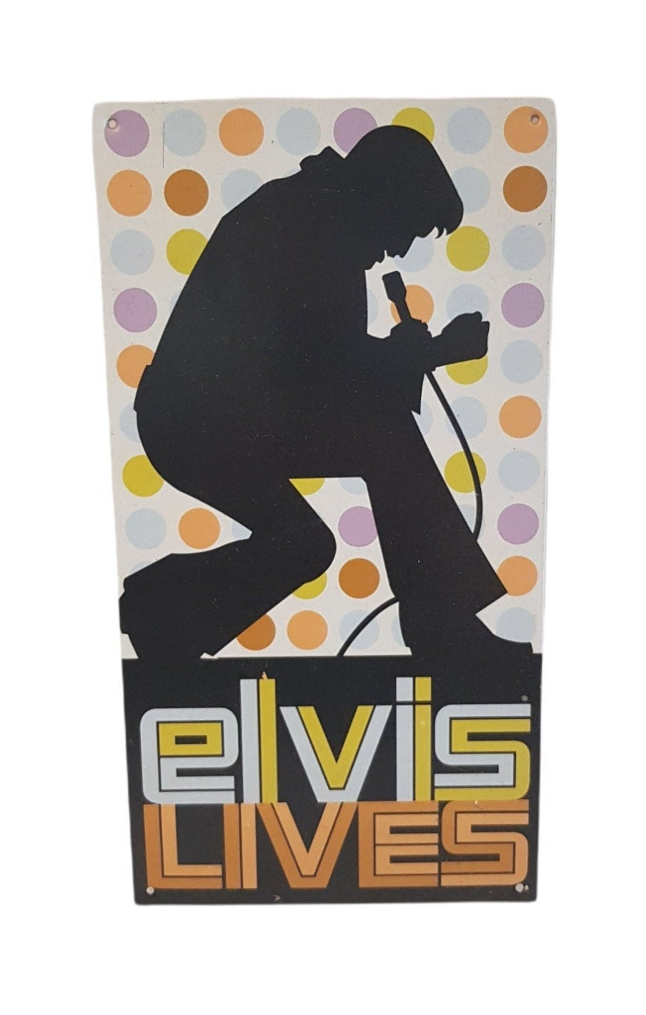 Elvis Lives Metal Sign Music Lovers Gift Idea