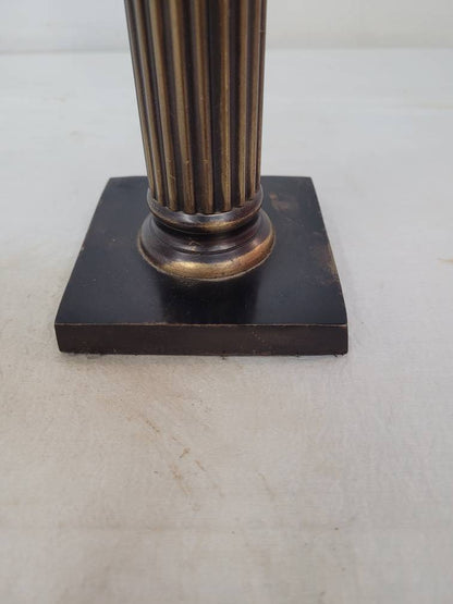 candle holders kitchen table decor solid brass pair