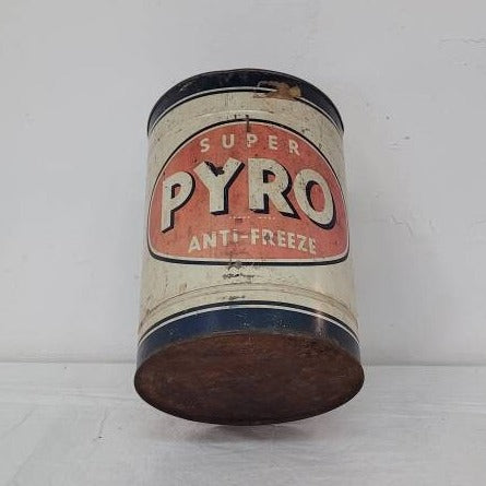 super pyro antifreeze antique can