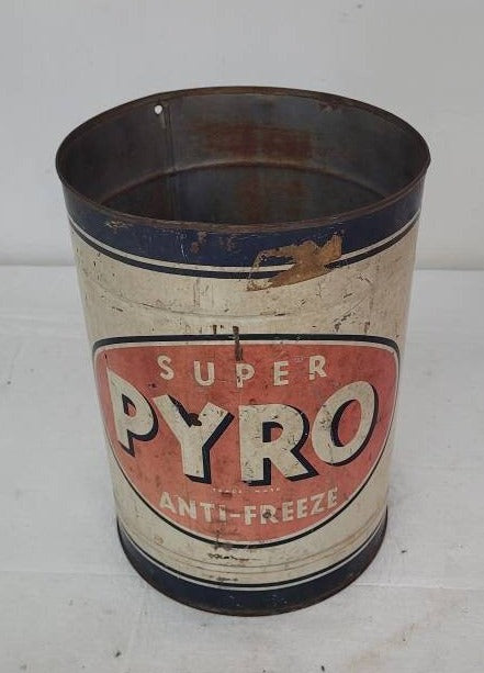 super pyro antifreeze antique can