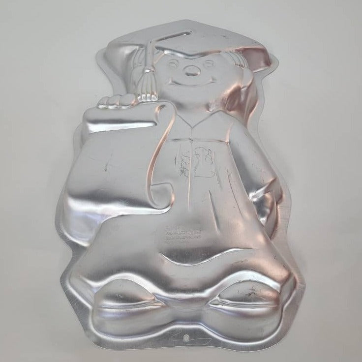 vintage wilton pan graduate cake pan with original manual