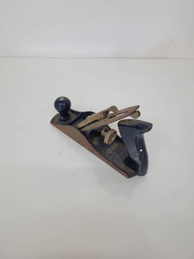 vintage cast iron block plane usa made