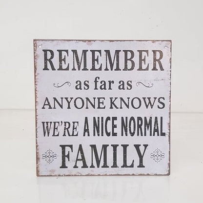 we're a nice normal family