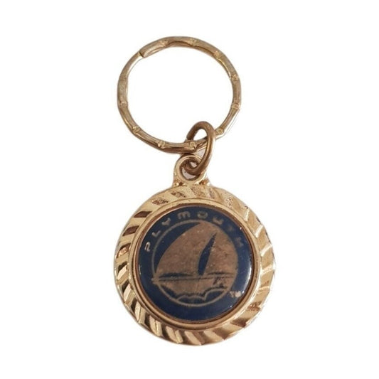 Plymouth Voyager Key Chain Keychain Key Fob Keytag Vintage Automotove Keychain Gift Collectible