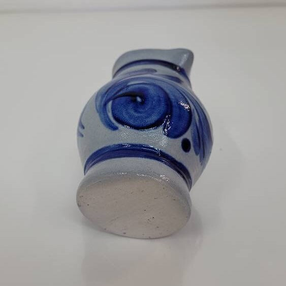 stoneware cream and sugar miniature coffee set salt glaze