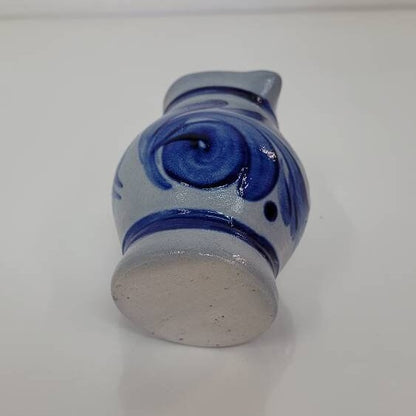 stoneware cream and sugar miniature coffee set salt glaze