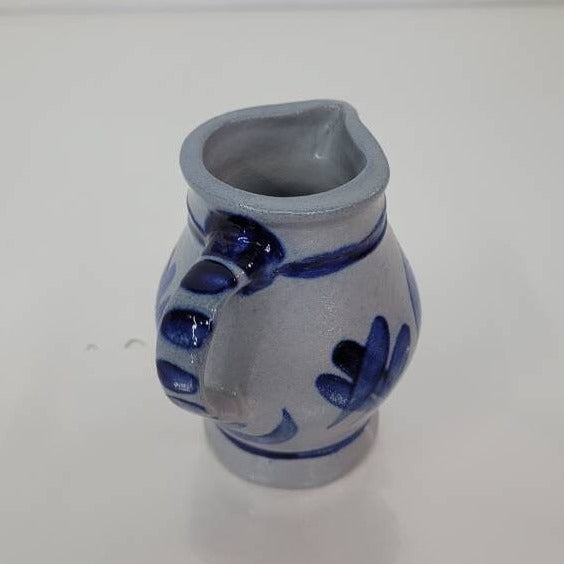stoneware cream and sugar miniature coffee set salt glaze
