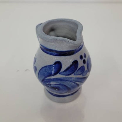 stoneware cream and sugar miniature coffee set salt glaze