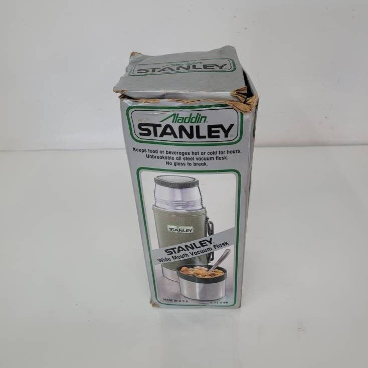 Vintage Aladdin Stanley Thermos Wide Mouth Vacuum Flask – Wainfleet Trading  Post