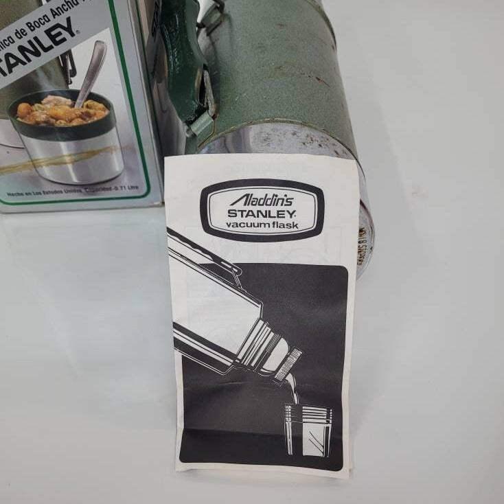 Vintage Aladdin Stanley Thermos Wide Mouth Vacuum Flask – Wainfleet Trading  Post