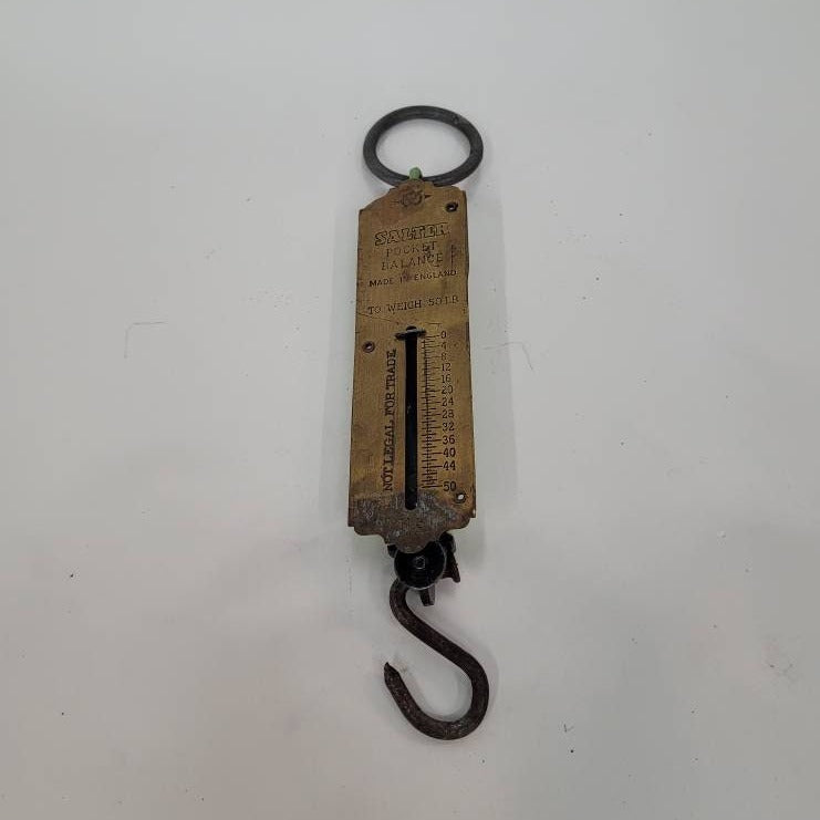 brass fur scale antique hunting and fishing accessories