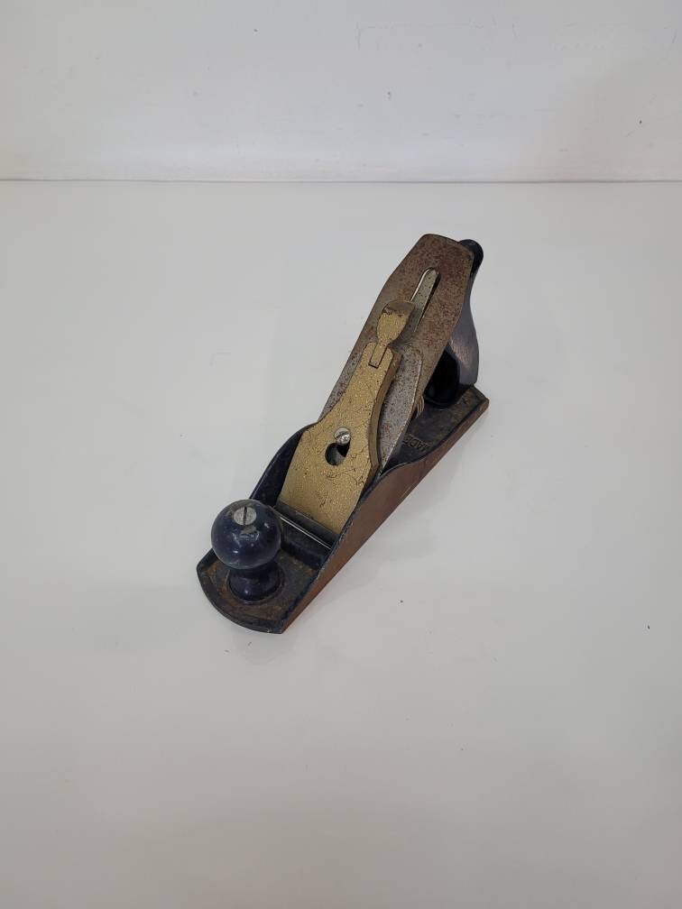 vintage cast iron block plane usa made
