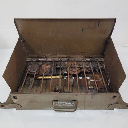 vintage portable stove auto cook kit gas
