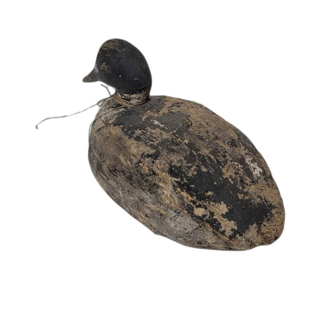 wooden decoy duck vintage hunting accessories