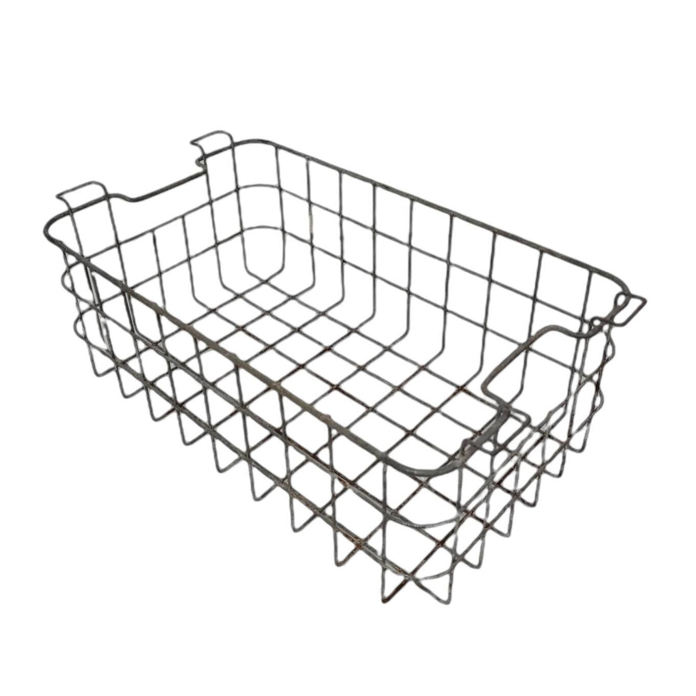 metal storage basket container