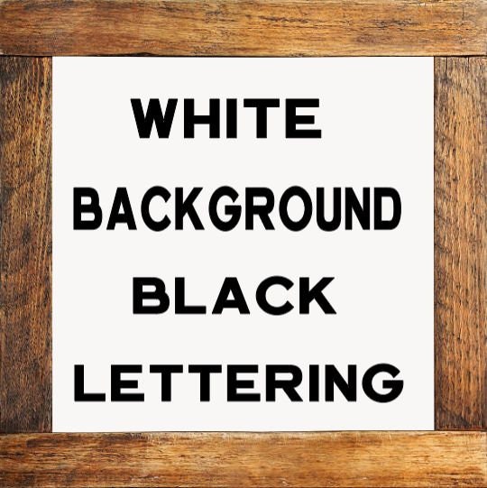bathroom mini signs mix & match original designs