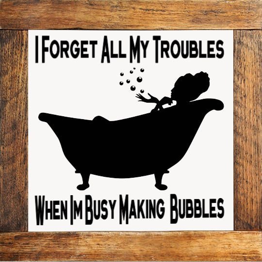 bathroom mini signs mix & match original designs