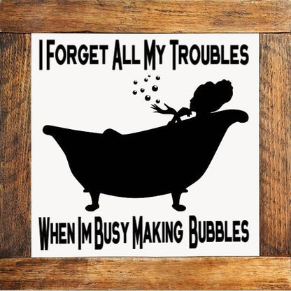 bathroom mini signs mix & match original designs