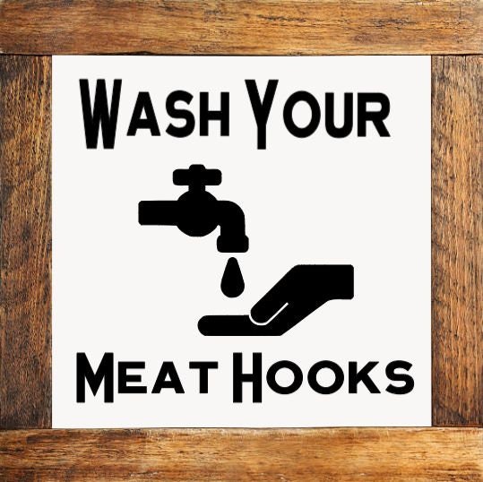bathroom mini signs mix & match original designs
