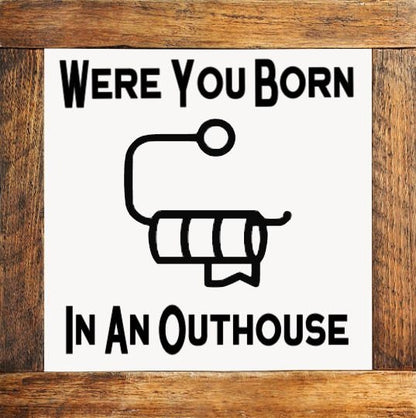 bathroom mini signs mix & match original designs