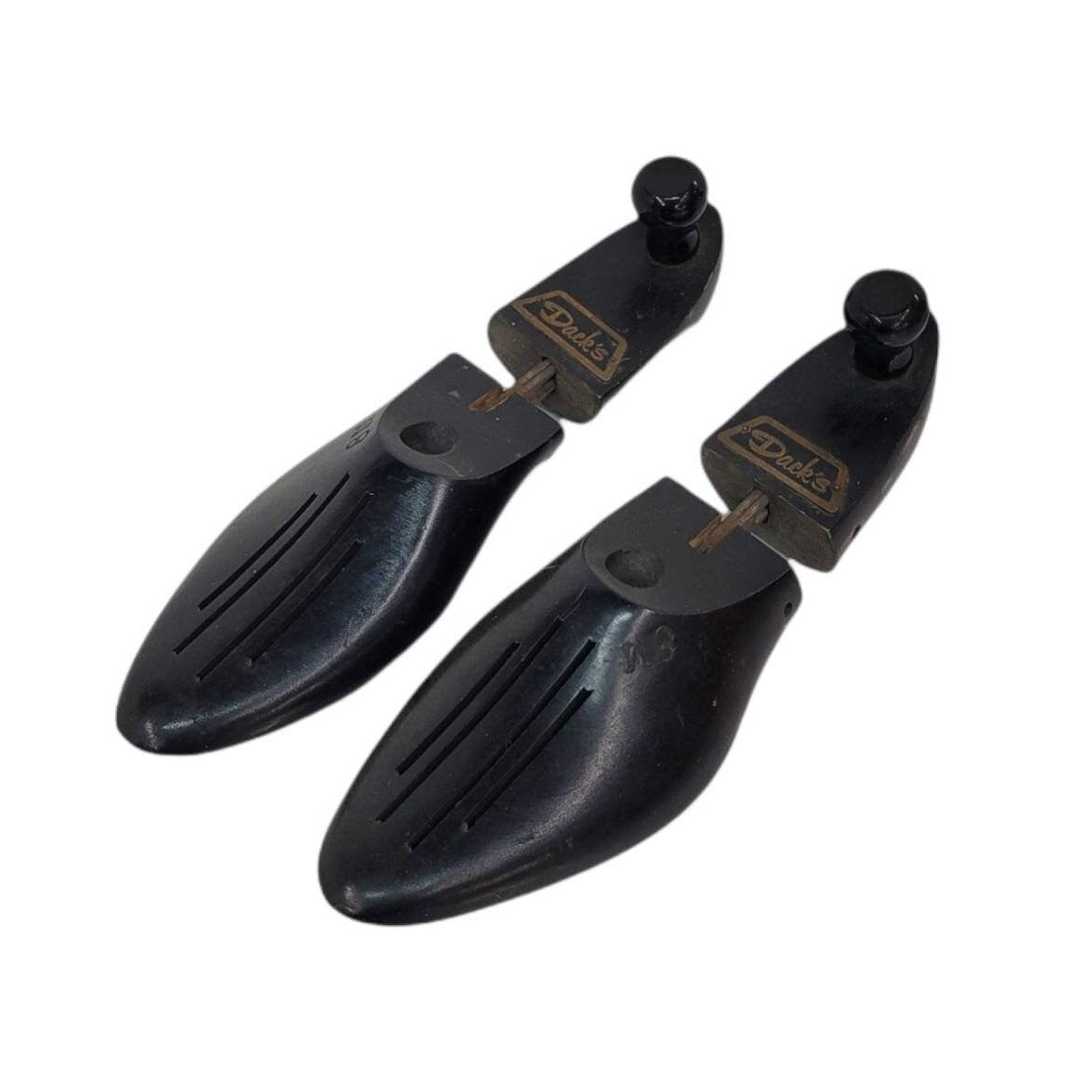 dack's shoe tree pair wooden shoe shaping tools