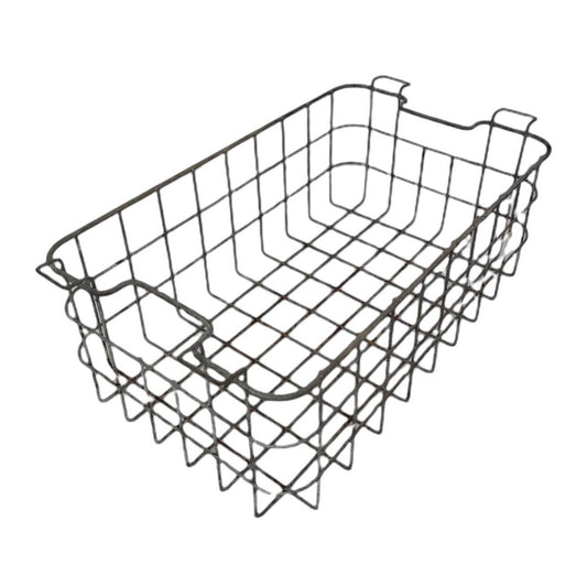 metal storage basket container