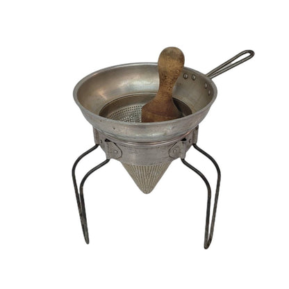 metal flour separator vintage kitchen utensils